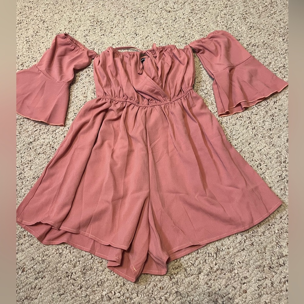 SHEIN Pink Romper